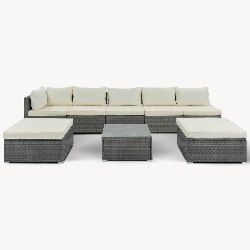 8-Pieces Outdoor Patio Furniture Sets