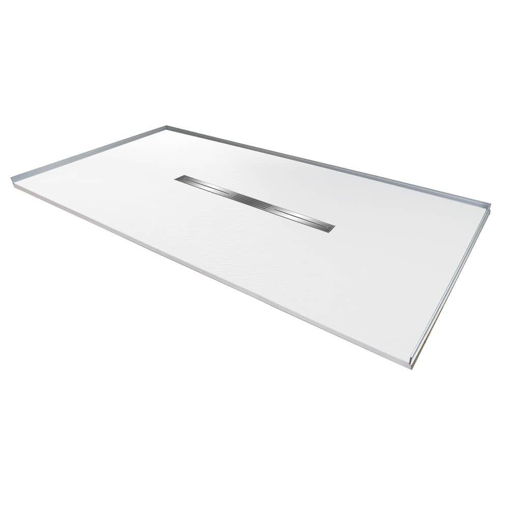 Transolid FZS7236C 70-7/8" x 35-1/2" Rectangular Shower Base with