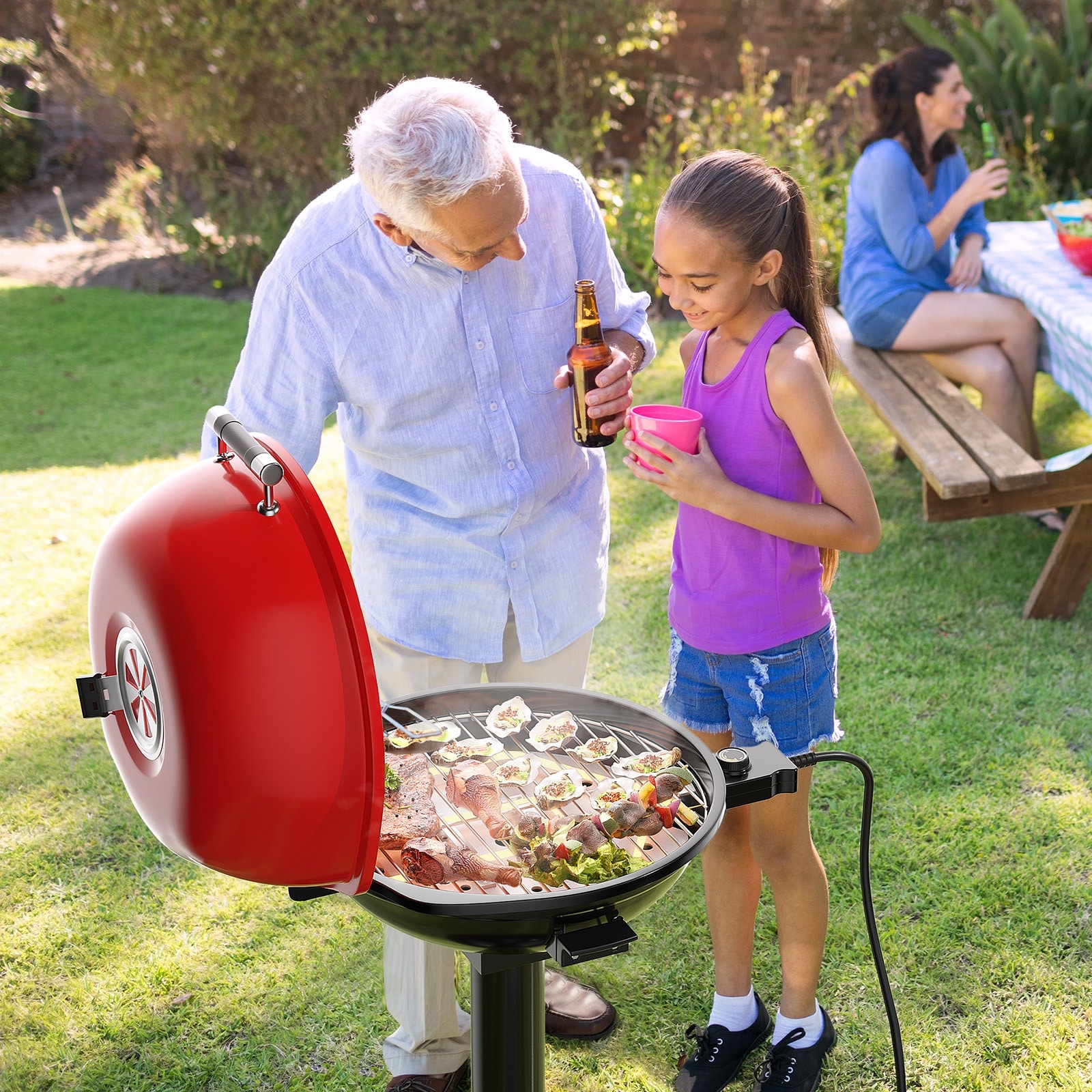 Portable electric bbq grill 2025