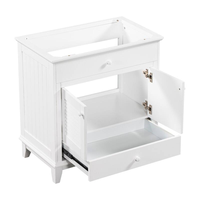 30" Bathroom Vanity with Sink,Two Doors and One Drawer