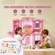 preview thumbnail 5 of 10, 74 Piece 3-in-1 Pink Kids Kitchen Playset Toy Perfect for Group Play - 50" (L) x 11" (W) x 35" (H)