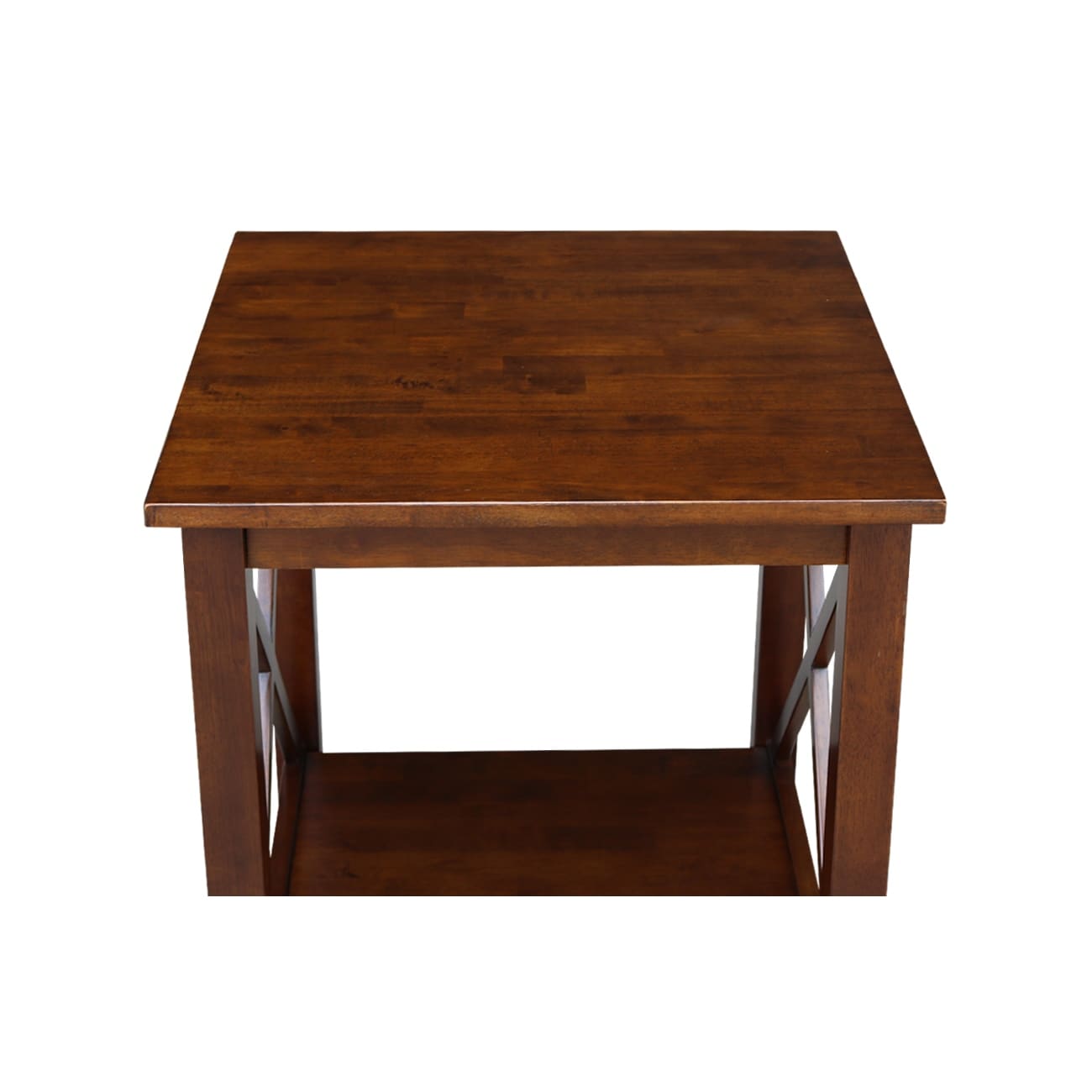 International Concepts Unfinished Portman Accent Table, Brown