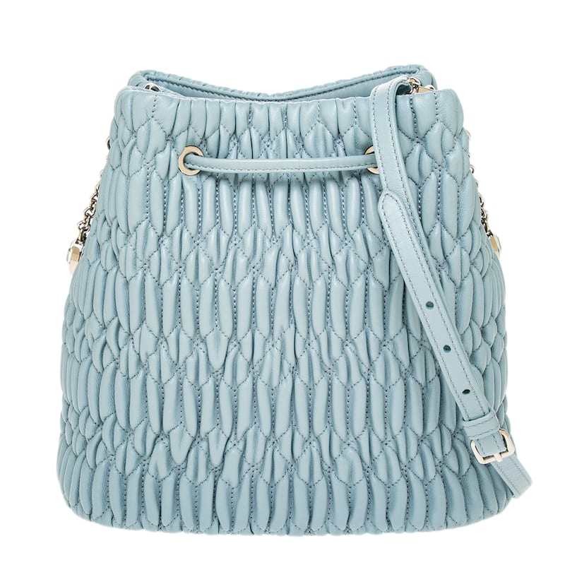 Miu Miu Matelasse Bucket Bag