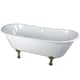 Option White / Satin Nickel Feet