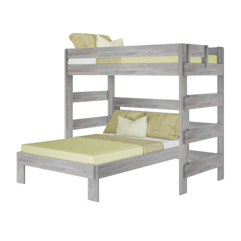 Max and Lily Farmhouse Twin over Full L Shaped Bunk Bed