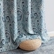 preview thumbnail 5 of 46, HLC.me Paris Paisley Print Light Reducing Filtering Grommet Window Curtain Panels - Set of 2