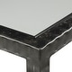preview thumbnail 4 of 3, Uttermost Leo 52 Inch Wide Iron Console Table with Tempered Glass