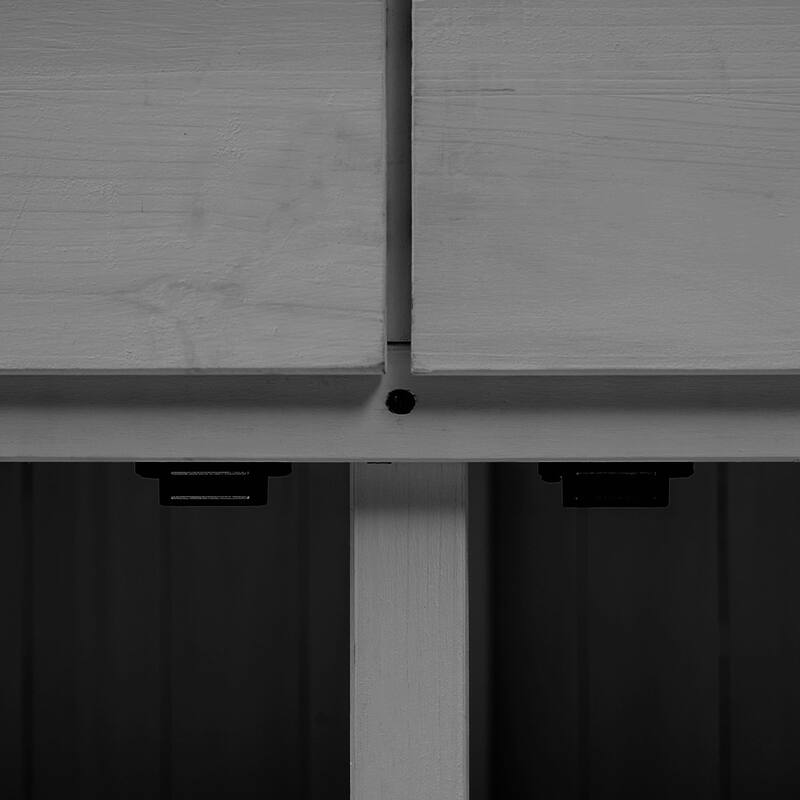 65-inch Garden Potting Bench - Fir Wood Workstation with Storage Shelf, Drawer