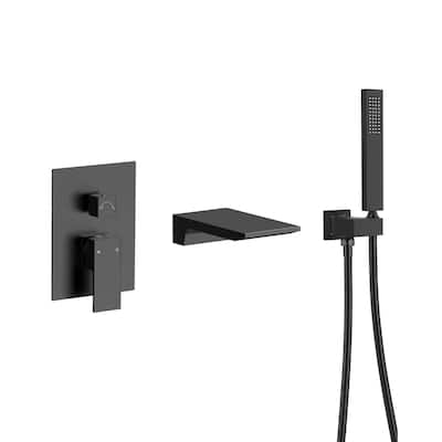 Tub And Shower Faucet Set Complete Shower System with Handheld Shower