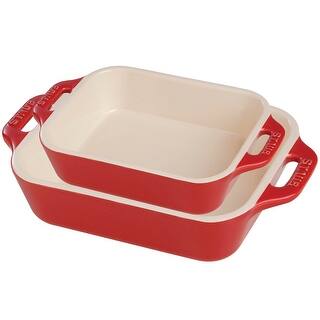 Staub Ceramic 2-pc Rectangular Baking Dish Set
