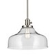 preview thumbnail 65 of 68, Kichler Lighting Avery 1-Light Pendant Light with Seeded Glass