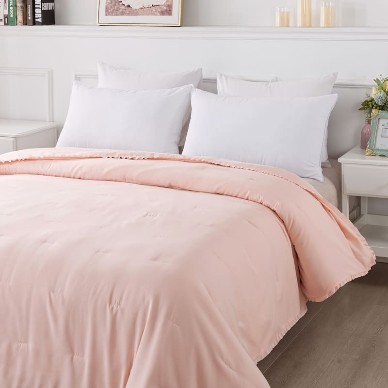 Ruffled Edge Down Alternative Blanket