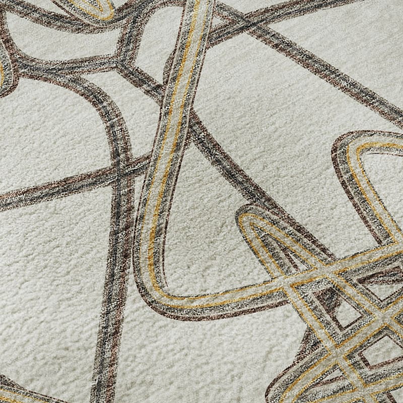 Premium Washable Super Soft Modern Maze Mayfield Rug