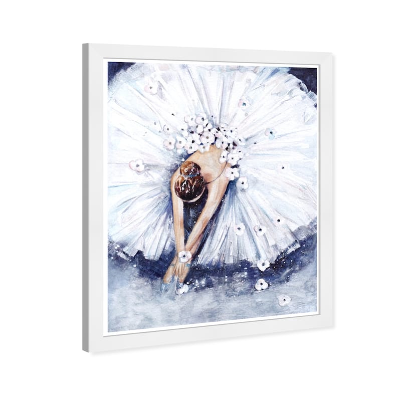 Wynwood Studio Prints People and Portraits Ballerina White and Traditional Wall Art Canvas Print