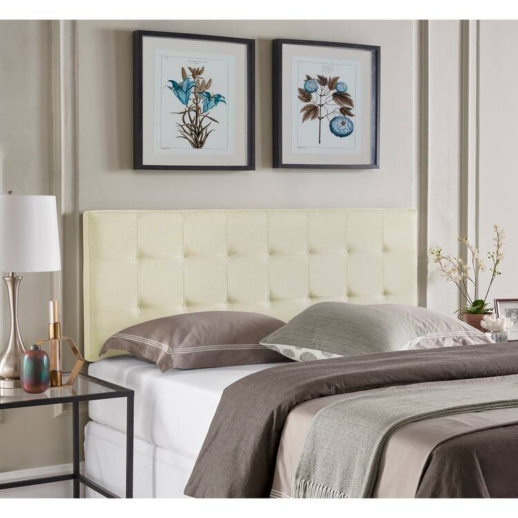 Jessenia Tufted Upholstered Headboard, Height Adjustable Queen Size Headboard, Bed Backboard Padded Premium Fabric Headboard