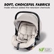 preview thumbnail 2 of 3, Baby Jogger city GO 2 Infant Car Seat, Frosted Ivory