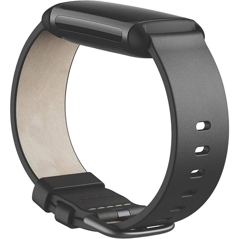Fitbit Charge 6 & Charge 5 Horween Leather Bands Black Small