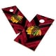 preview thumbnail 1 of 3, Chicago Blackhawks NHL Cornhole Board Set Include Carrying Case