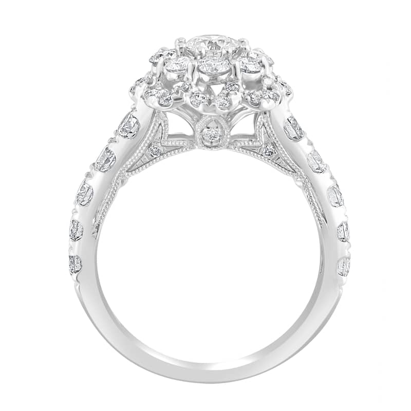 Effy Women's 14K White Gold Diamond Ring