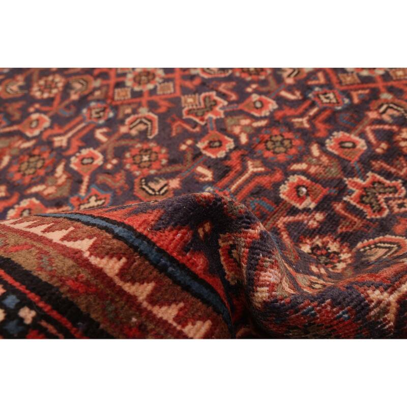 ECARPETGALLERY Hand-knotted Andelz Navy Wool Rug - 3'1 x 9'10