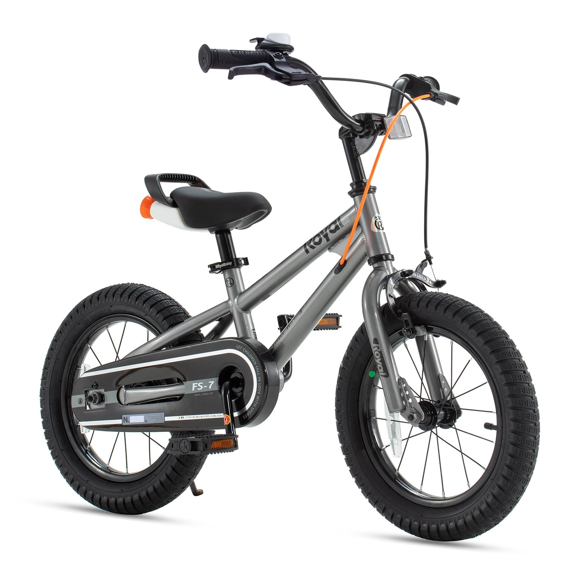 7 Kids Bike Toddlers 14 Inch Wheel Dual Handbrakes Bicycle