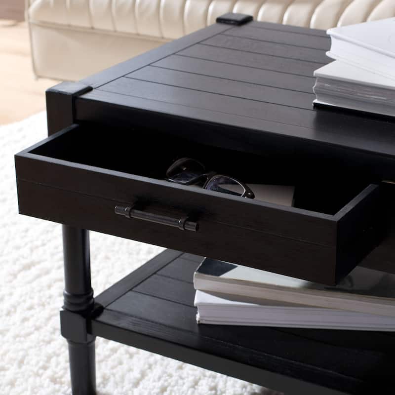 SAFAVIEH Filbert 2-Drawer Bottom Shelf Coffee Table - 37.8" W x 19" L x 19" H