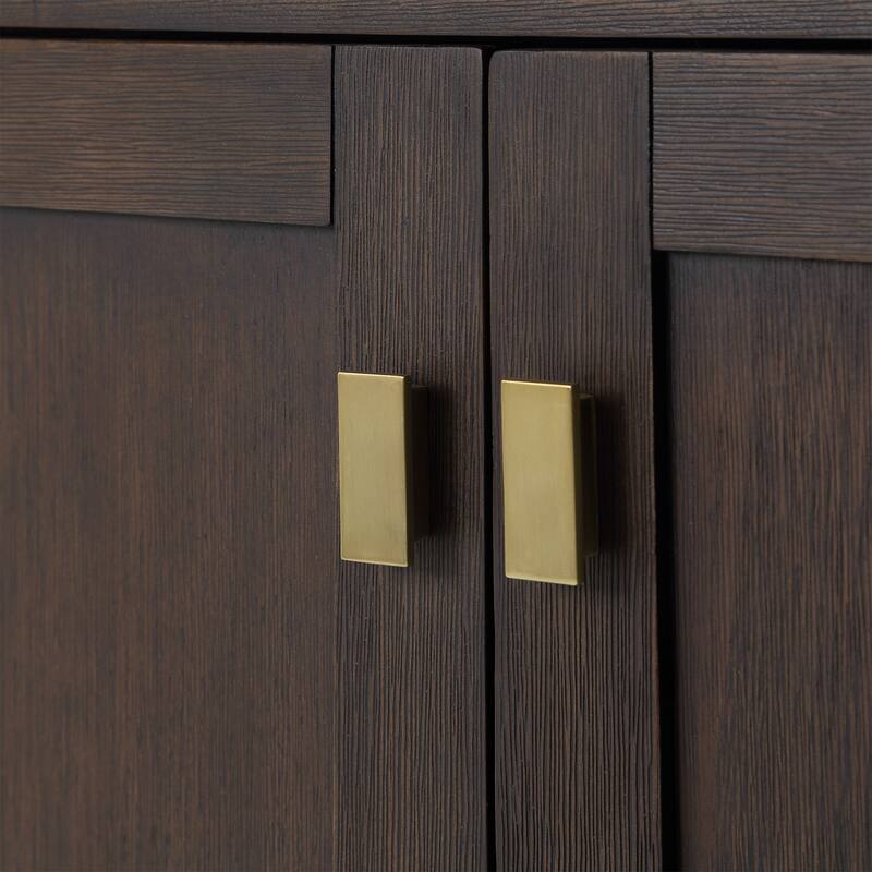 Chestnut 72" Double Bathroom Vanity Vanity with Faucet(s)
