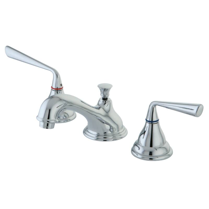 Kingston Brass Silver Sage 1.2 GPM Widespread Bathroom Faucet with - Polished Chrome