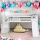 preview thumbnail 11 of 16, Twin Size Loft Bed With Staircase,Storage,Slide,Full-length Guardrails