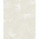 preview thumbnail 2 of 10, Seabrook Designs Elvis Palms Non-Woven Unpasted Wallpaper 20.9 in. W x 33 ft. L - Metallic Ivory