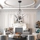 preview thumbnail 2 of 6, Maxax 4 - Light Unique Classic / Traditional Chandelier with Crystal Accents