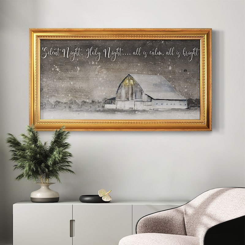Silent Night Premium Framed Canvas- Ready to Hang