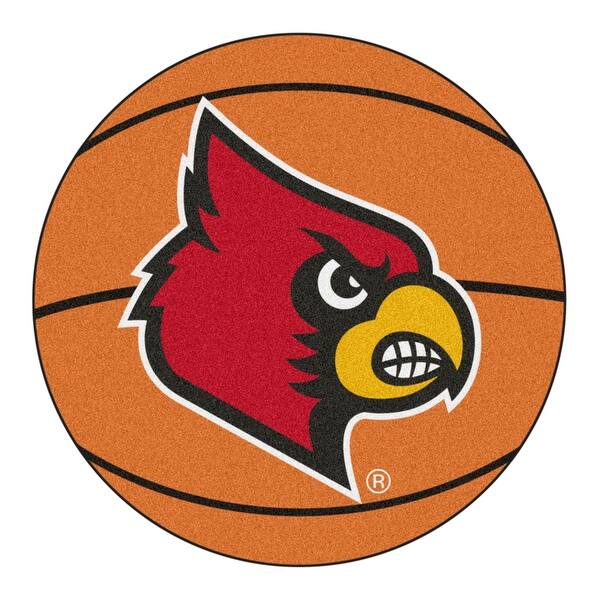 Shop Ncaa University Of Louisville Cardinals Basketball Shaped Mat