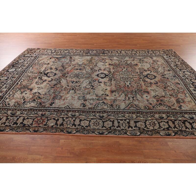 Mahal Persian Antique Area Rug Handmade Wool Carpet - 7'5"x 10'7"
