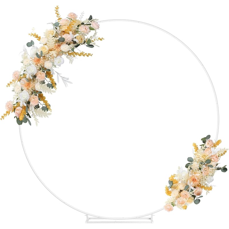 6.6FT Round Backdrop Stand - White