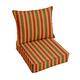 Sunbrella Indoor/ Outdoor Deep Seating Cushion and Pillow Set - Dimone Sequoia