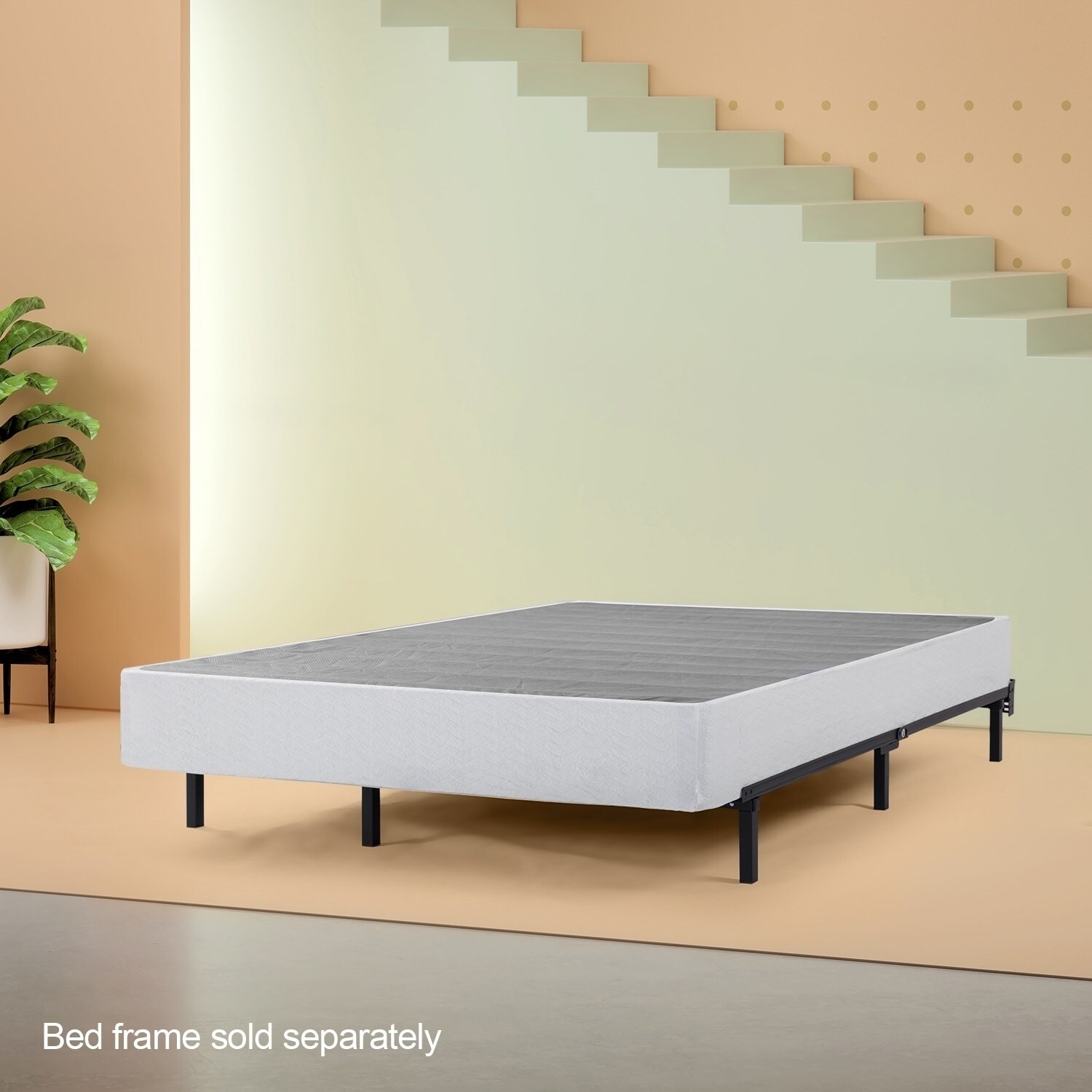 Strong Metal Frame / Mattress Foundation Details about   ZINUS 9 Inch Smart Metal Box Spring 
