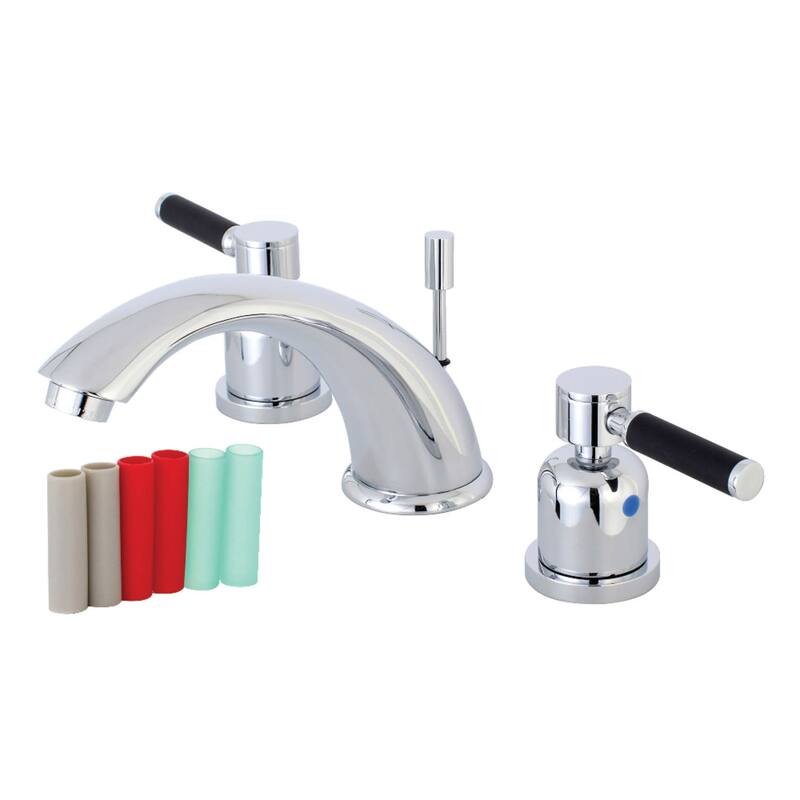 Kingston Brass Kaiser 1.2 GPM Widespread Bathroom Faucet with - Polished Chrome