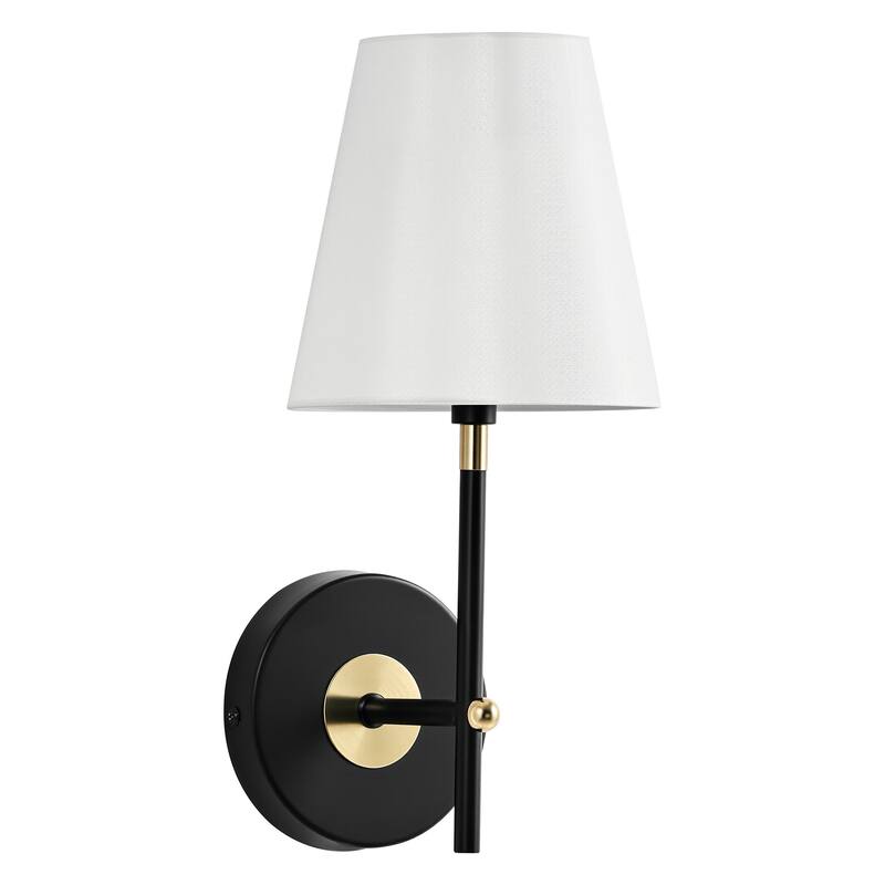 1-Light Dimmable Wallchiere Plug-in Armed Wall Sconce Vanity Light