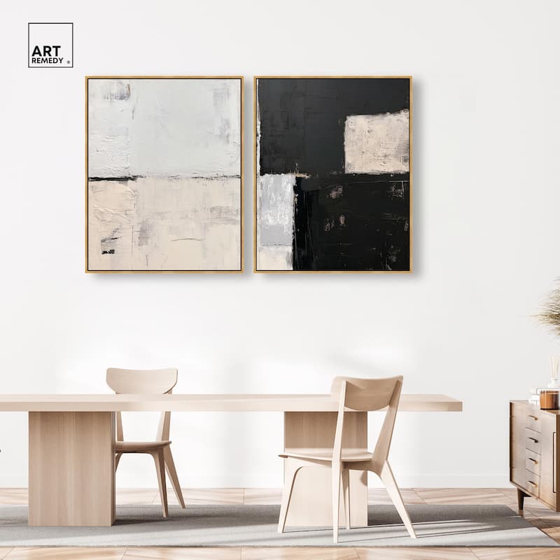 Shattered Symmetry I Canvas Set of 2 by Art Remedy