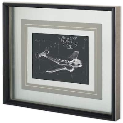 Flight Schematic IV Framed Art Print