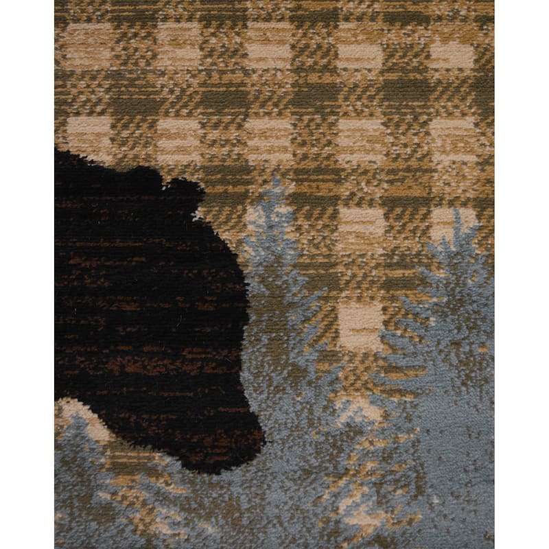 American Destination Lodge Bear Rug