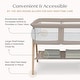 preview thumbnail 4 of 3, Bondi Beechwood Twin Bassinet