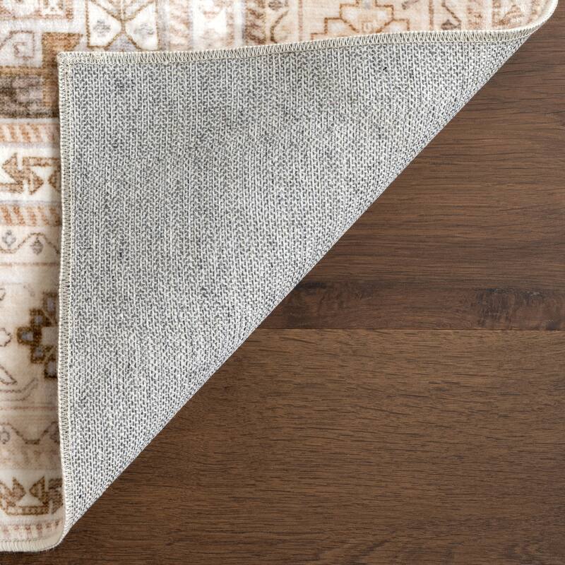 Nuloom Bathsheba Vintage Medallion Machine Washable Area Rug