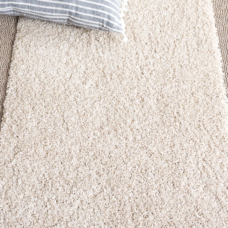 SAFAVIEH Florida Shag Carlinde Border 1.2-inch Thick Rug