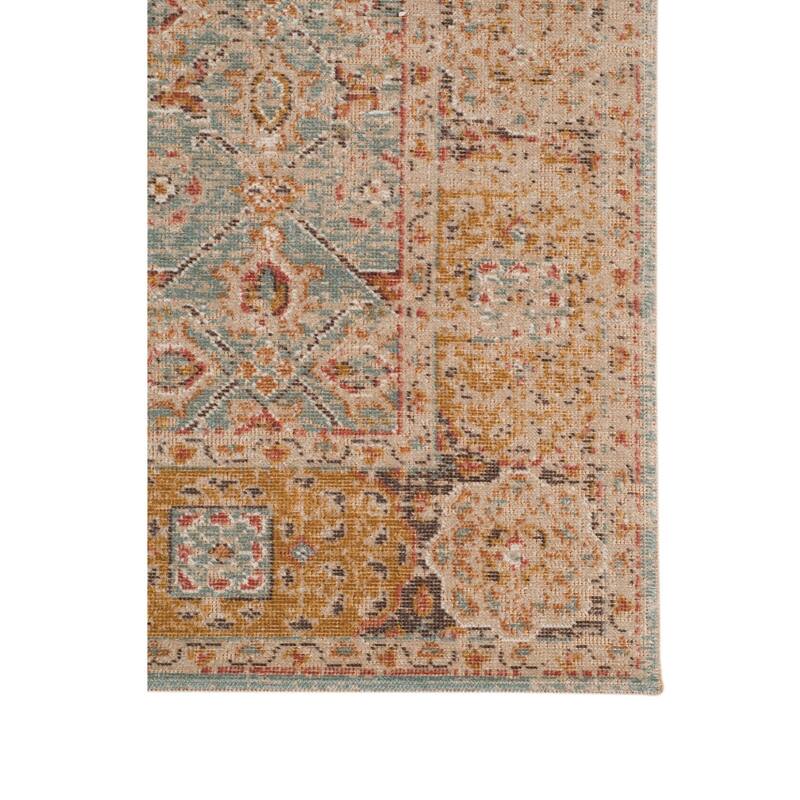 HomeRoots Floral Transitional Rectangle Area Rug - 36.00 in. x 26.00 in. x 0.15 in.