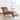 Modern Faux Leather Lounge Chair for Living Room Bedroom, Brown