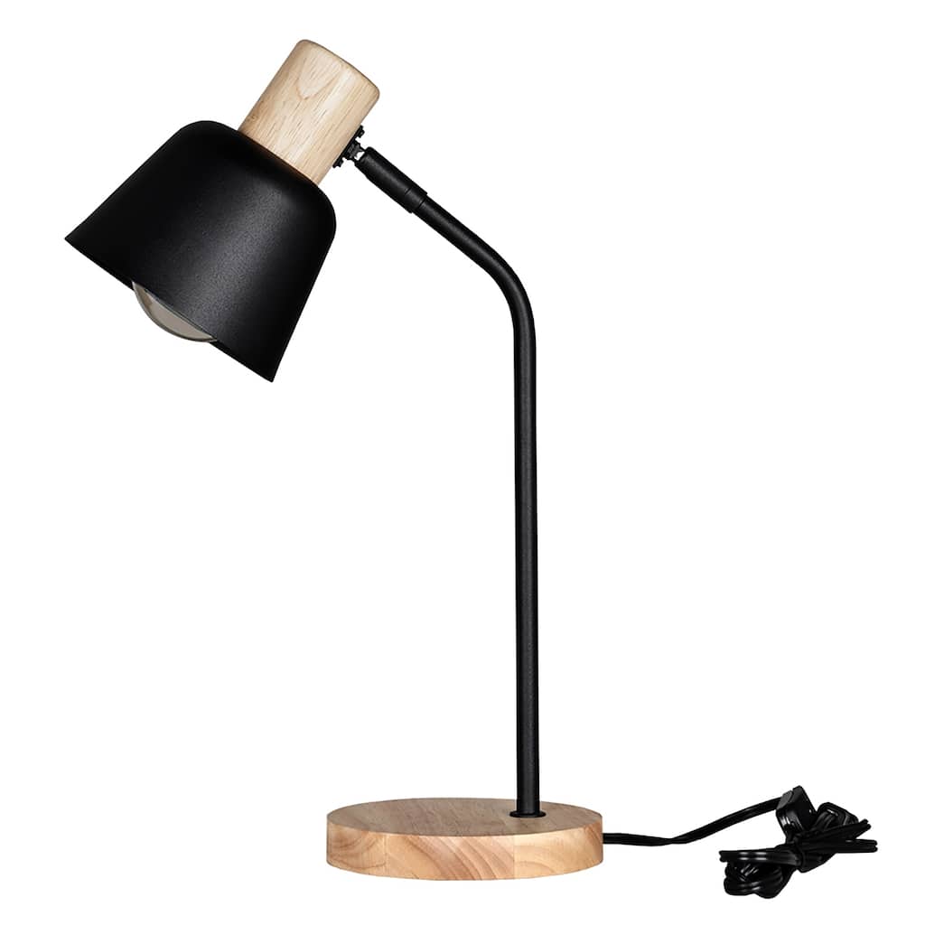 EGLO Lizella 1-Light Table Lamp - Wood Accents