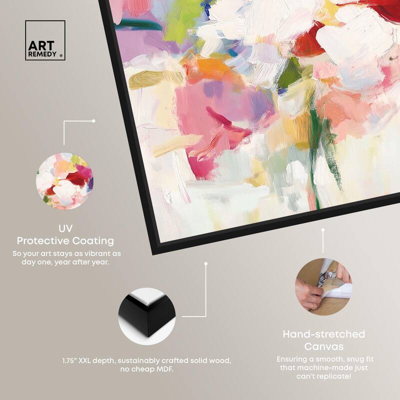 Saturated Colors II Canvas by Art Remedy