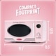preview thumbnail 5 of 4, Nostalgia Retro 0.9 Cu. Ft. Microwave Oven